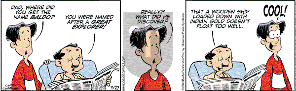 Baldo - Wednesday September 27, 2000 Comic Strip