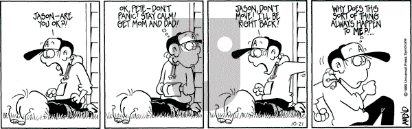 FoxTrot - Saturday October 21, 1989 Comic Strip