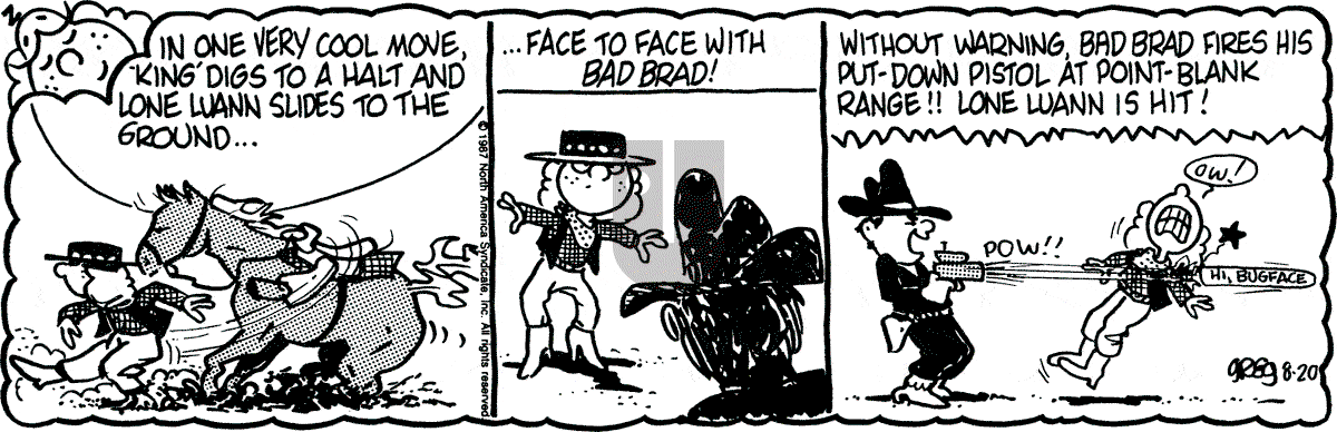 Luann - Thursday August 20, 1987 Comic Strip