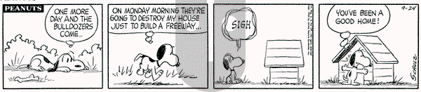 Peanuts on Saturday September 24, 1960 Comic Strip