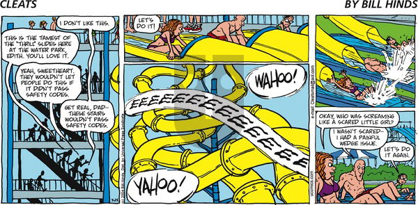 Cleats on Sunday July 25, 2004 Comic Strip