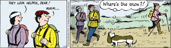 Fred Basset on Saturday January 20, 2018 Comic Strip