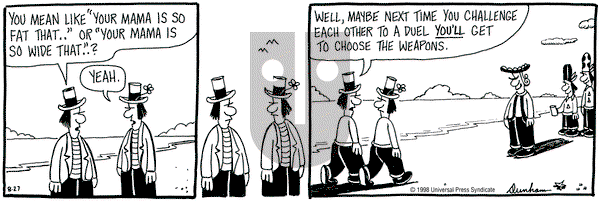 Overboard on Thursday August 27, 1998 Comic Strip