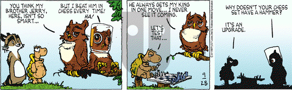 Over the Hedge on Friday September 28, 2018 Comic Strip