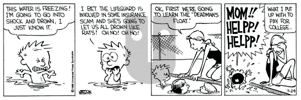 Calvin and Hobbes on Thursday July 24, 1986 Comic Strip