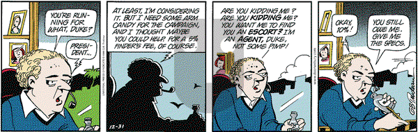 Doonesbury on Friday December 31, 1999 Comic Strip