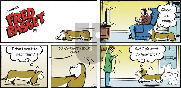 Fred Basset on Sunday June 27, 2021 Comic Strip