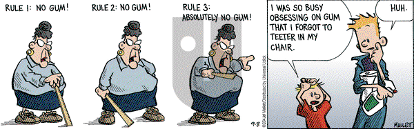 Frazz on Monday September 8, 2014 Comic Strip