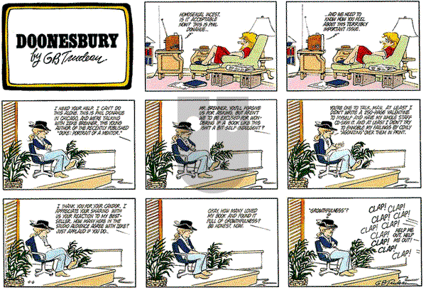 Doonesbury on Sunday April 6, 1980 Comic Strip