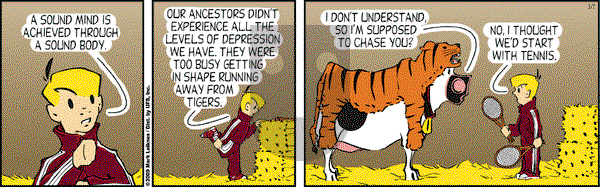 Cow and Boy Classics on Saturday March 7, 2009 Comic Strip