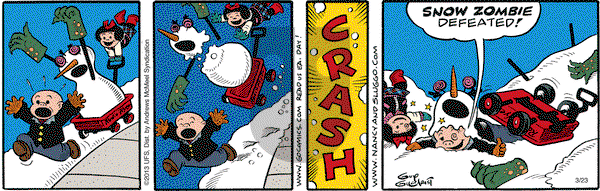Nancy on Friday March 23, 2018 Comic Strip