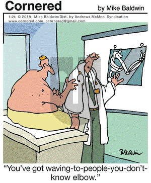 Cornered on Wednesday January 24, 2018 Comic Strip