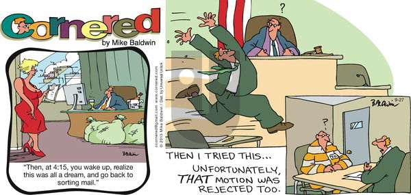 Cornered on Sunday September 27, 2015 Comic Strip