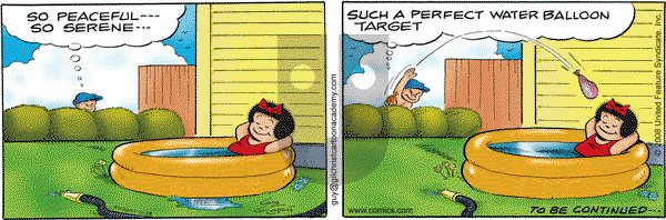 Nancy on Monday August 11, 2008 Comic Strip