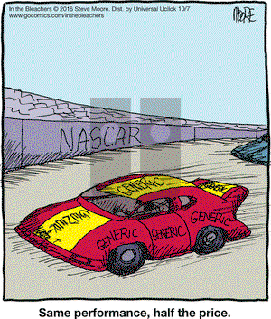 In the Bleachers on Friday October 7, 2016 Comic Strip