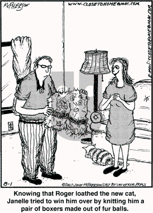 Close to Home on Wednesday August 1, 2007 Comic Strip