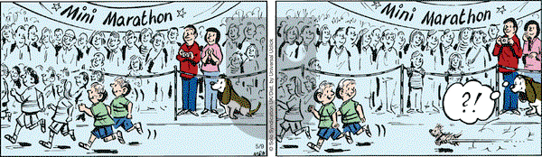 Fred Basset on Monday May 9, 2016 Comic Strip