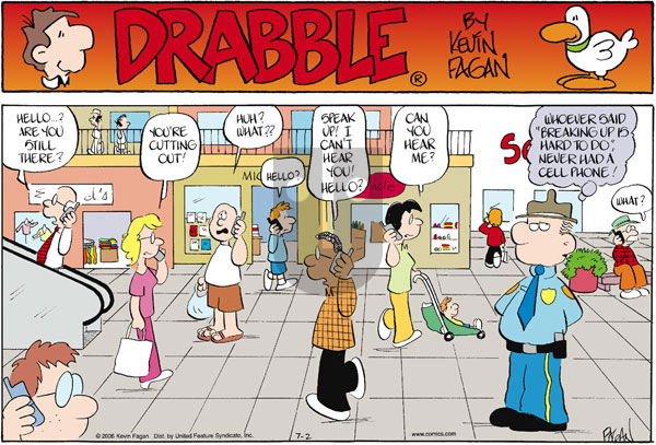 Drabble on Sunday July 2, 2006 Comic Strip