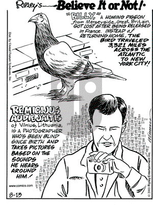 Ripley's Believe It or Not on Wednesday August 13, 2003 Comic Strip