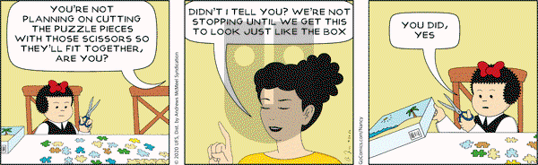 Nancy on Thursday April 30, 2020 Comic Strip