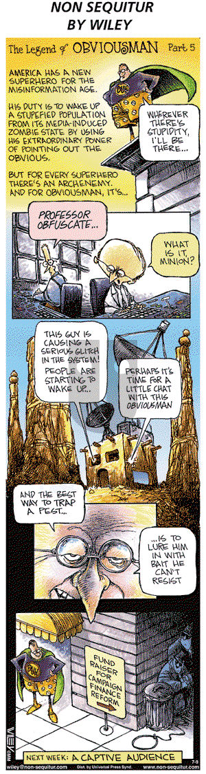 Non Sequitur on Sunday July 9, 2000 Comic Strip