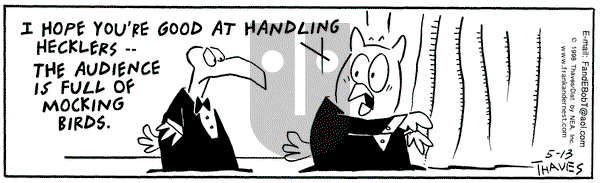 Frank and Ernest on Wednesday May 13, 1998 Comic Strip