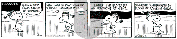 Peanuts on Friday December 8, 1967 Comic Strip