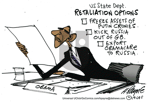 Henry Payne on Wednesday March 26, 2014 Comic Strip