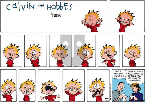 Calvin and Hobbes on Sunday November 23, 2014 Comic Strip