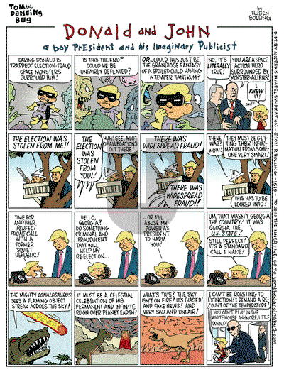 Tom the Dancing Bug on Monday January 4, 2021 Comic Strip