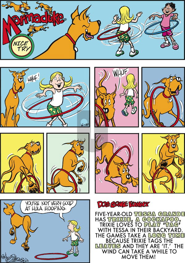 Marmaduke on Sunday June 10, 2018 Comic Strip