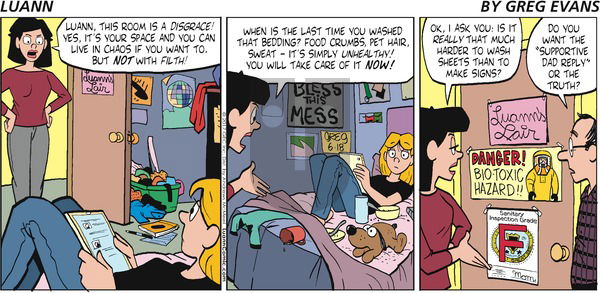 Luann on Sunday June 18, 2017 Comic Strip