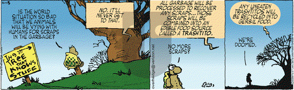 Over the Hedge on Thursday November 13, 2008 Comic Strip