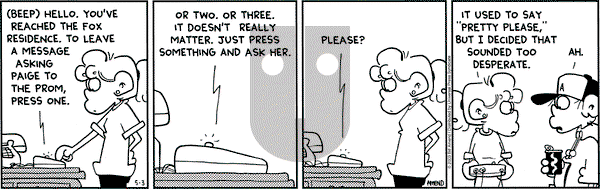 FoxTrot on Saturday May 3, 2003 Comic Strip