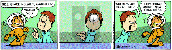 Garfield on Wednesday March 3, 1993 Comic Strip