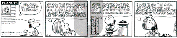Peanuts on Friday November 6, 1970 Comic Strip