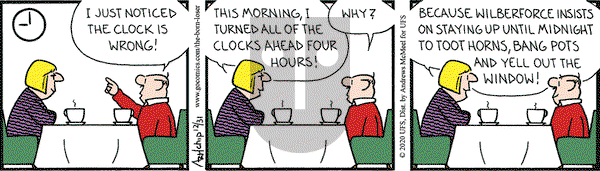 The Born Loser on Thursday December 31, 2020 Comic Strip