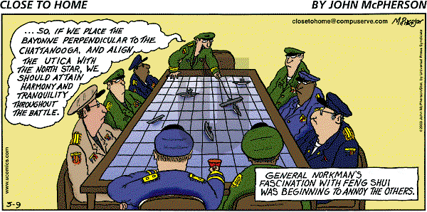 Close to Home on Sunday March 9, 2003 Comic Strip