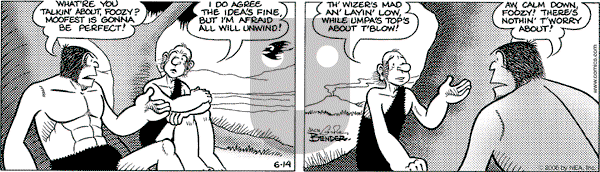 Alley Oop on Wednesday June 14, 2006 Comic Strip