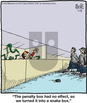 In the Bleachers on Friday April 29, 2011 Comic Strip