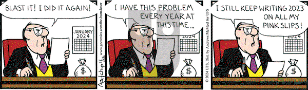 The Born Loser on Friday January 26, 2024 Comic Strip