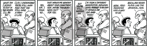 Doonesbury on Thursday March 5, 1987 Comic Strip