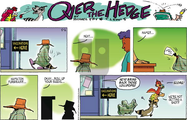 Over the Hedge on Sunday May 2, 2021 Comic Strip