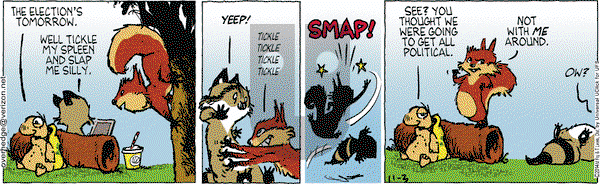 Over the Hedge on Monday November 3, 2014 Comic Strip