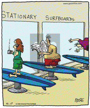 In the Bleachers on Thursday April 17, 2008 Comic Strip