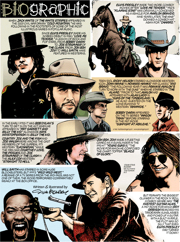 Biographic on Sunday August 3, 2008 Comic Strip