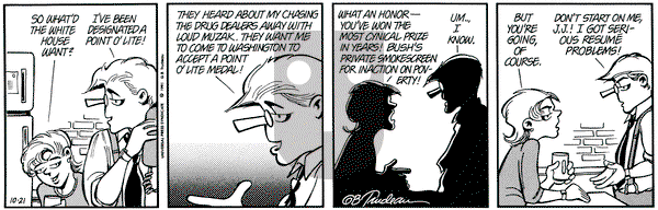 Doonesbury on Monday October 21, 1991 Comic Strip