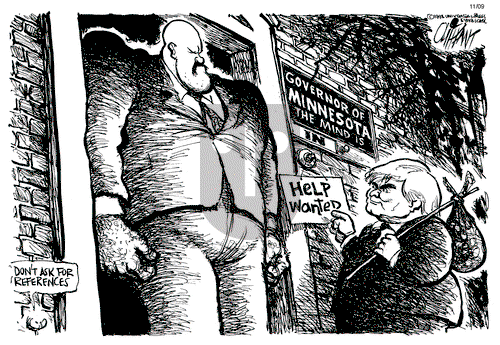 Pat Oliphant on Monday November 9, 1998 Comic Strip