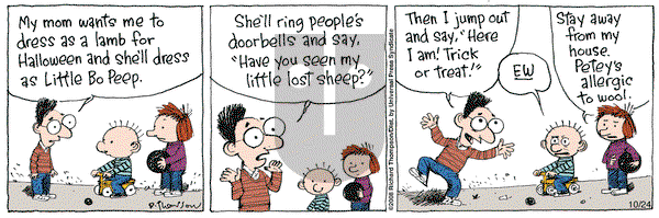 Cul de Sac on Friday October 24, 2008 Comic Strip