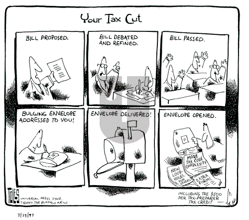 Tom Toles on Tuesday July 29, 1997 Comic Strip